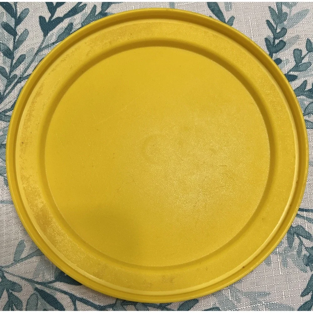 Tupperware Replacement Lid‎ 1207-48 Yellow Color Seal-N-Serve 7